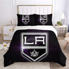 Los Angeles Kings Hockey League 3D Printed Duvet Cover Quilt Cover Pillowcase Bedding Set Bed Linen Home Decor