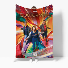 Doctor Who  3D Printed Plush Blanket Flannel Fleece Throw