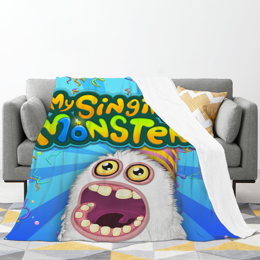 My Singing Monsters 3D Printed Plush Blanket Flannel Fleece Throw