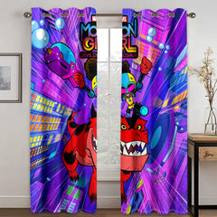 Moon Girl and Devil Dinosaur #2 Blackout Curtain for Living Room Bedroom Window Treatment