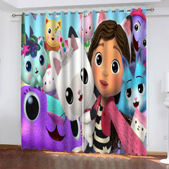 Gabbys Dollhouse #1 Blackout Curtain for Living Room Bedroom Window Treatment