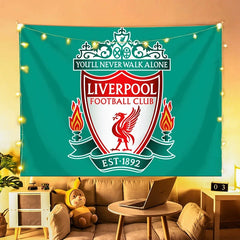 2025 New Liverpool Football Club Wall Decor Hanging Tapestry Home Bedroom Living Room Decoration Wall Decor