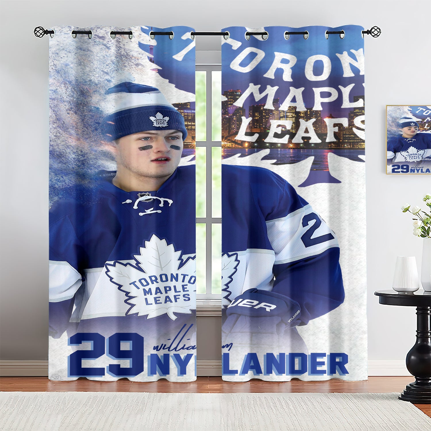 William Nylander Blackout Curtains Drapes for Window Treatment Set