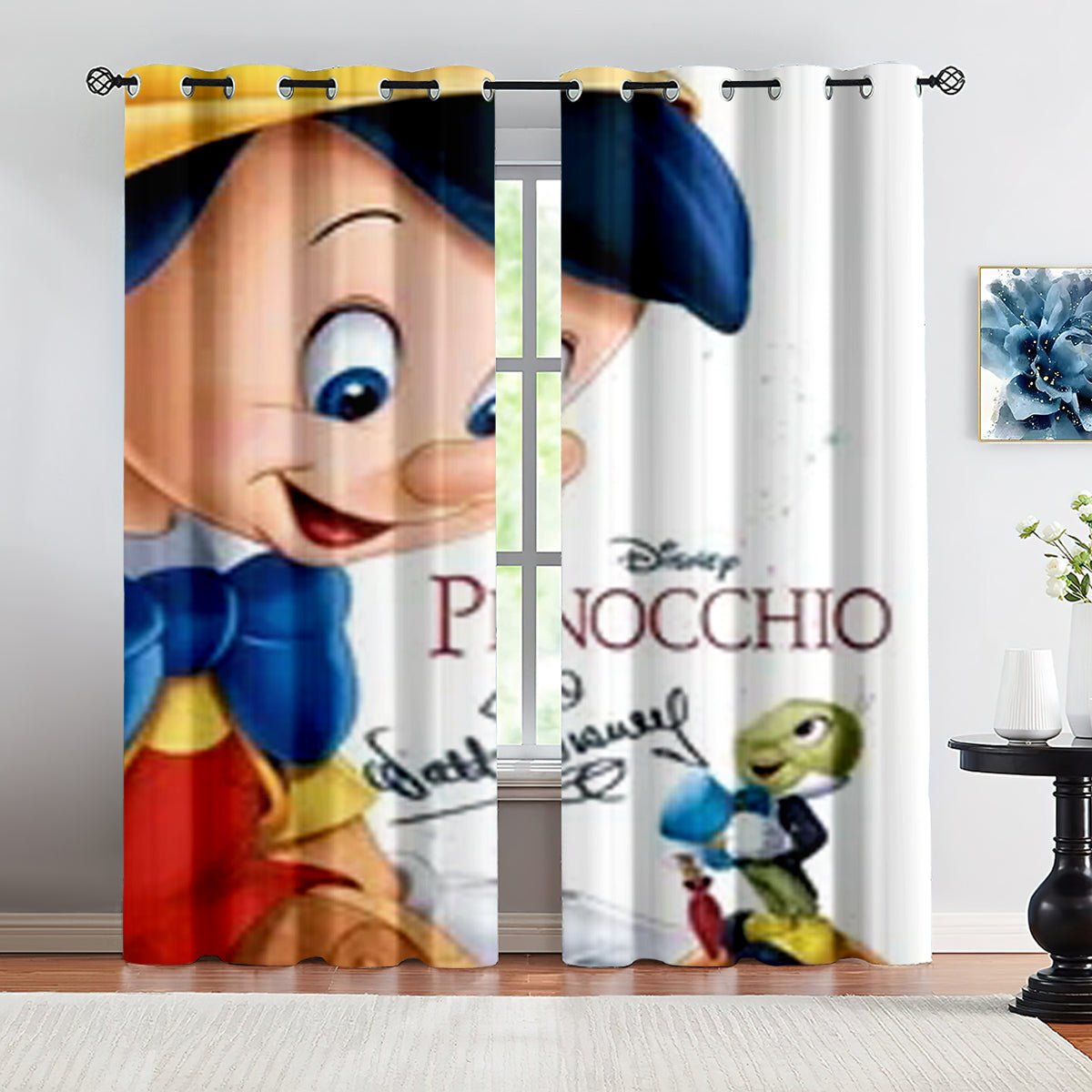 2024 NEW 2022 Pinocchio Curtains Blackout Window Drapes