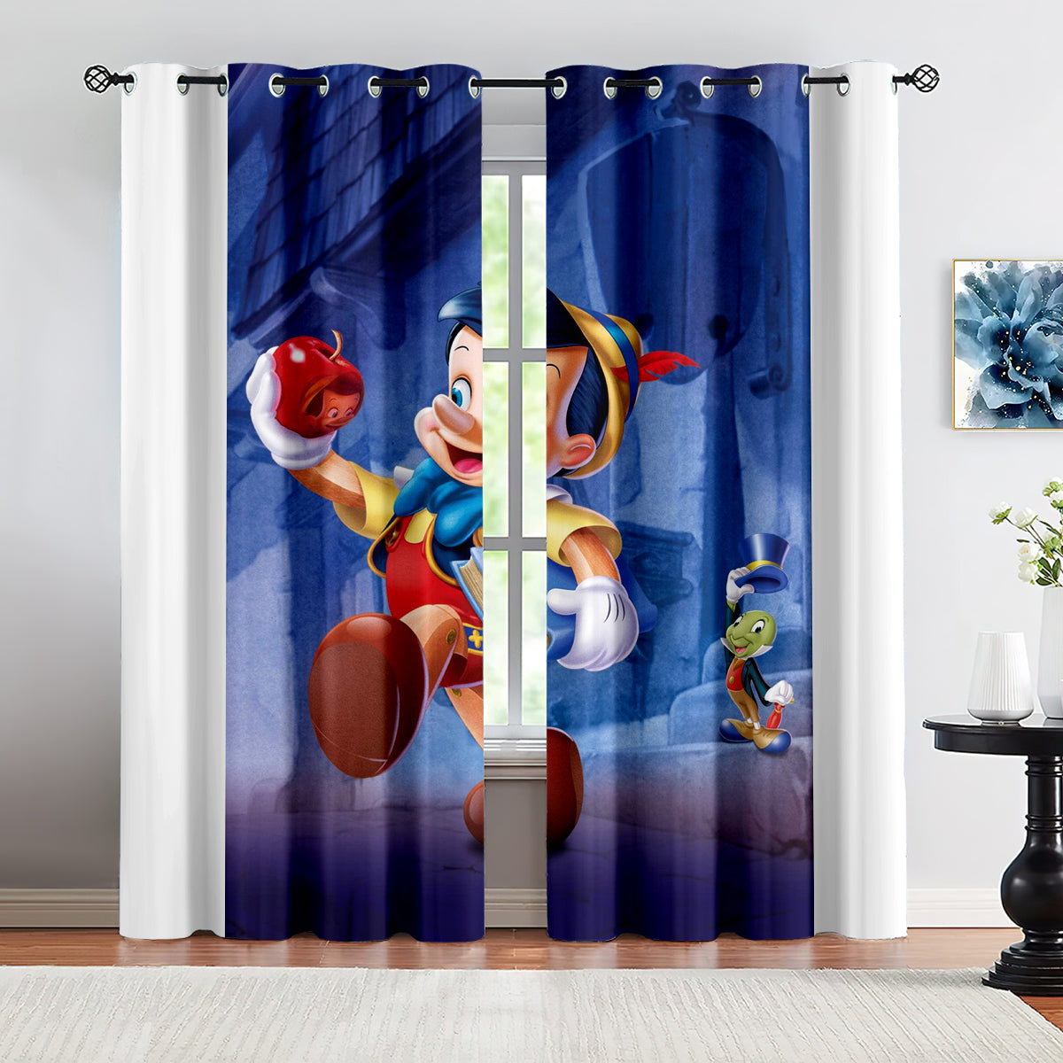 2024 NEW 2022 Pinocchio Curtains Blackout Window Drapes