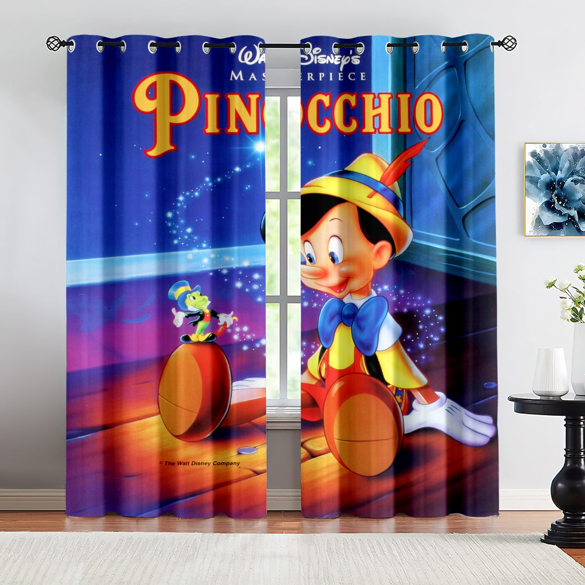 2024 NEW 2022 Pinocchio Curtains Blackout Window Drapes