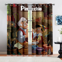 2024 NEW 2022 Pinocchio Curtains Blackout Window Drapes