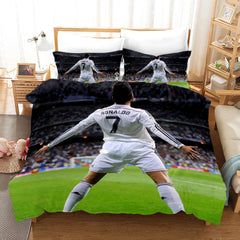 2024 NEW CR7 Cristiano Ronaldo Bedding Set Duvet Cover