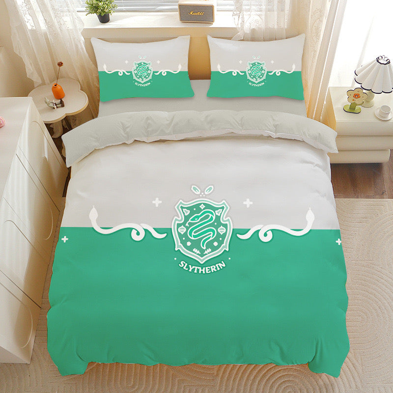 2025 NEW Hogwarts Duvet Cover Quilt Case Pillowcase Bedding Set Without Filler