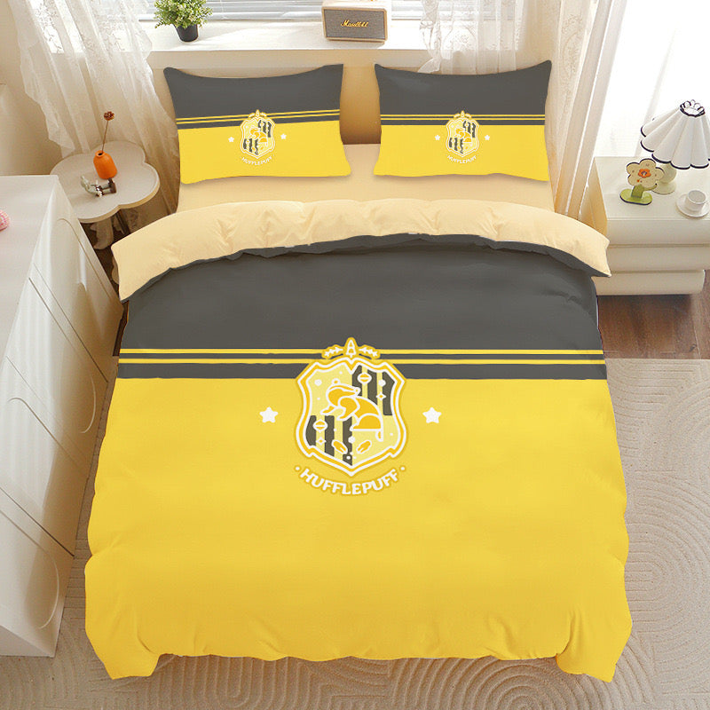 2025 NEW Hogwarts Duvet Cover Quilt Case Pillowcase Bedding Set Without Filler