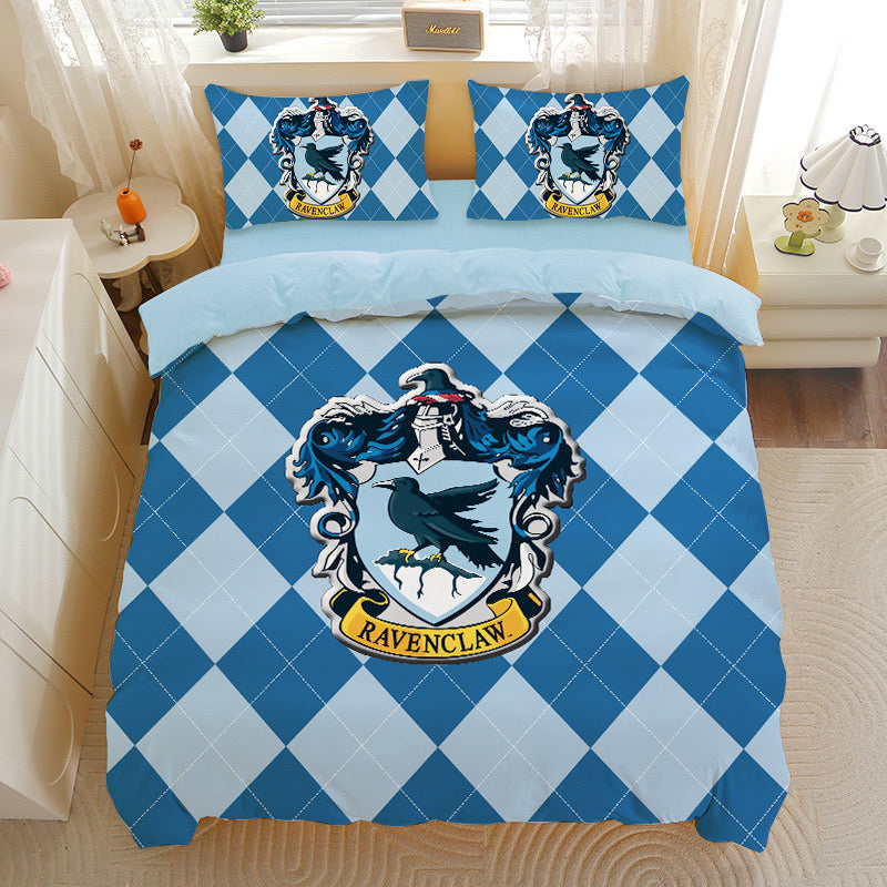 2025 NEW Hogwarts Duvet Cover Quilt Case Pillowcase Bedding Set Without Filler