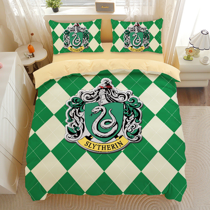 2025 NEW Hogwarts Duvet Cover Quilt Case Pillowcase Bedding Set Without Filler