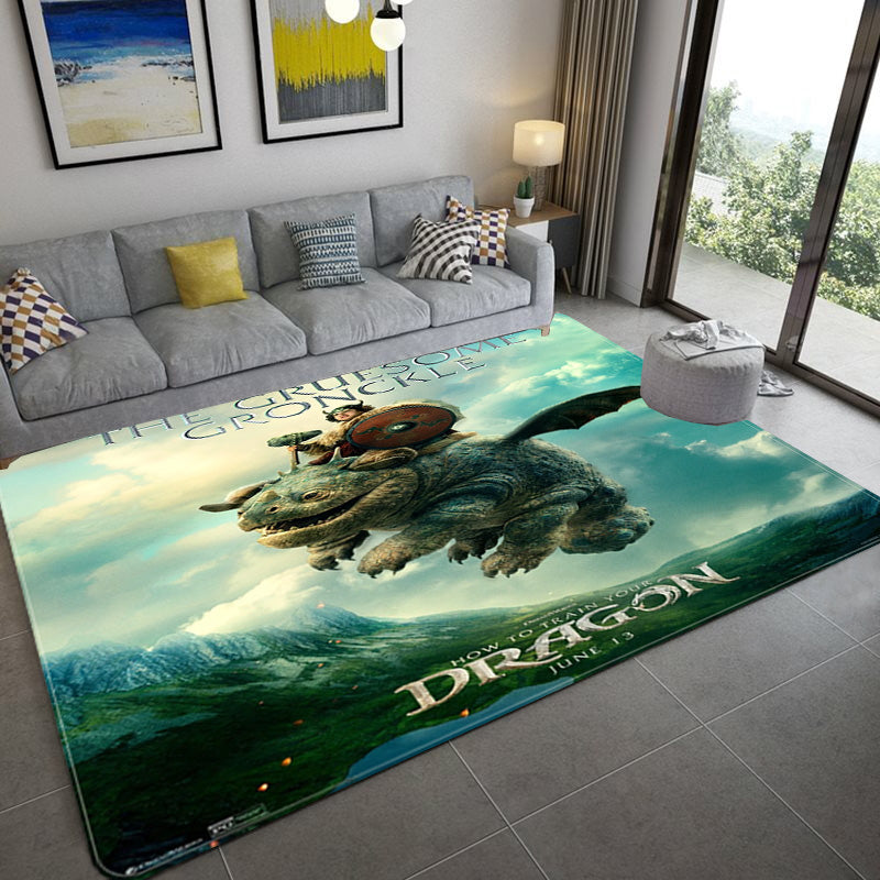 2025 NEW How to Train Your Dragon Carpet Living Room Bedroom Mats Kitchen Bathroom Rugs