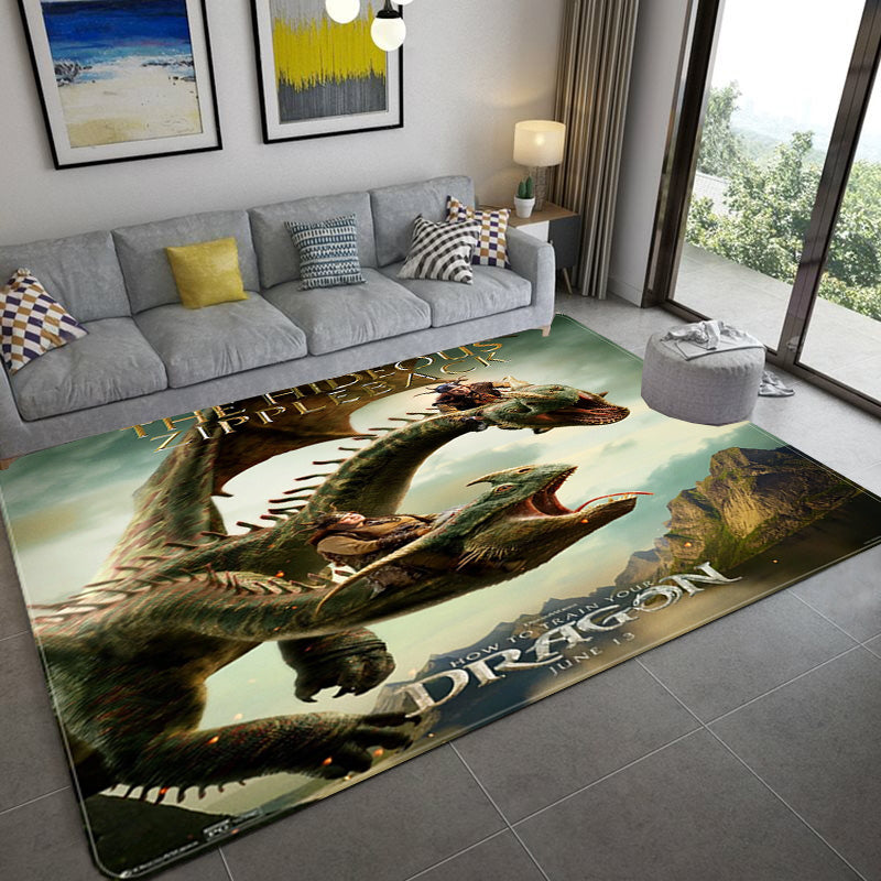2025 NEW How to Train Your Dragon Carpet Living Room Bedroom Mats Kitchen Bathroom Rugs