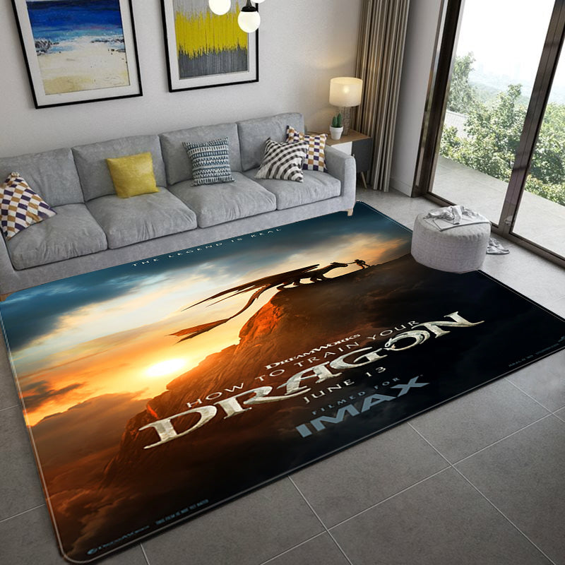 2025 NEW How to Train Your Dragon Carpet Living Room Bedroom Mats Kitchen Bathroom Rugs