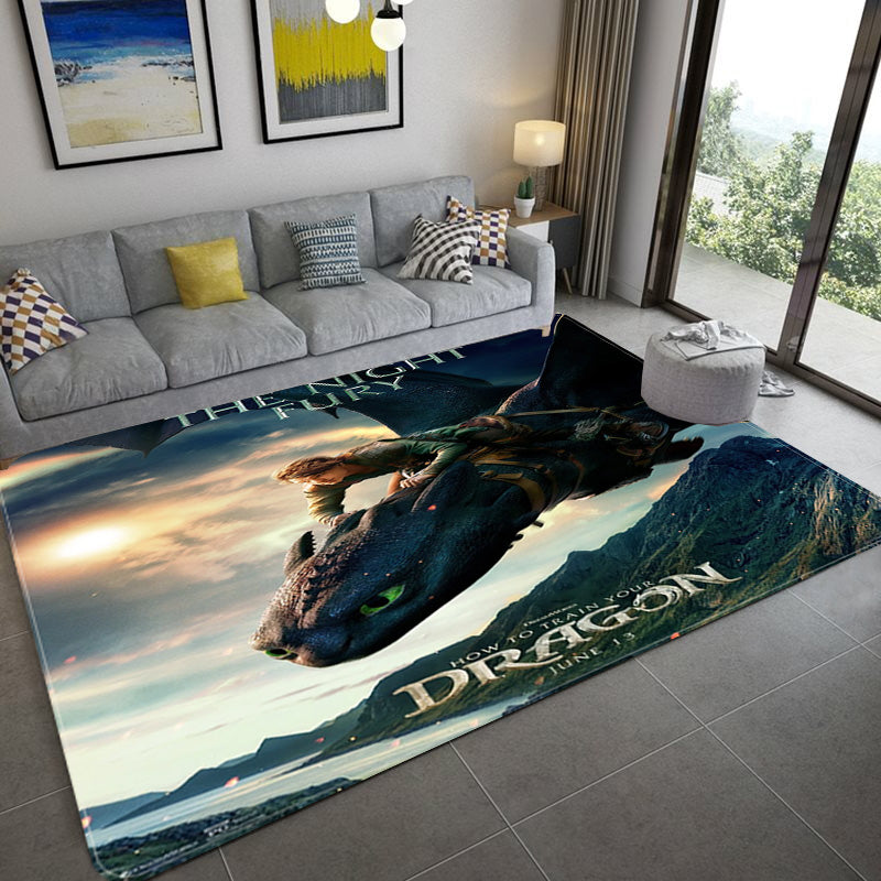 2025 NEW How to Train Your Dragon Carpet Living Room Bedroom Mats Kitchen Bathroom Rugs