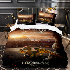 2025 NEW How to Train Your Dragon Duvet Cover Quilt Case Pillowcase Bedding Set Without Filler