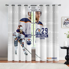 Leon Draisaitl Blackout Curtains Drapes for Window Treatment Set