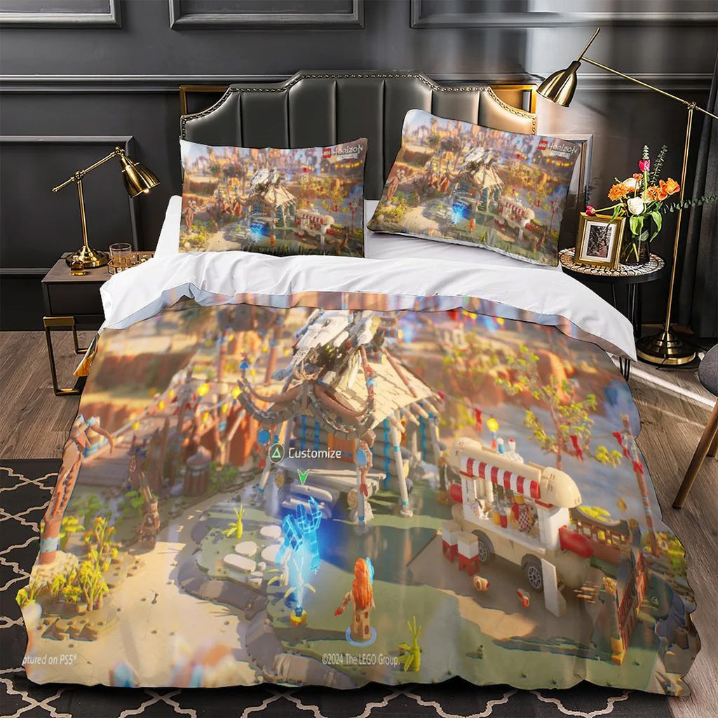 2025 NEW ‌LEGO Horizon Adventures Bedding Set Quilt Duvet Covers Bedding Sets