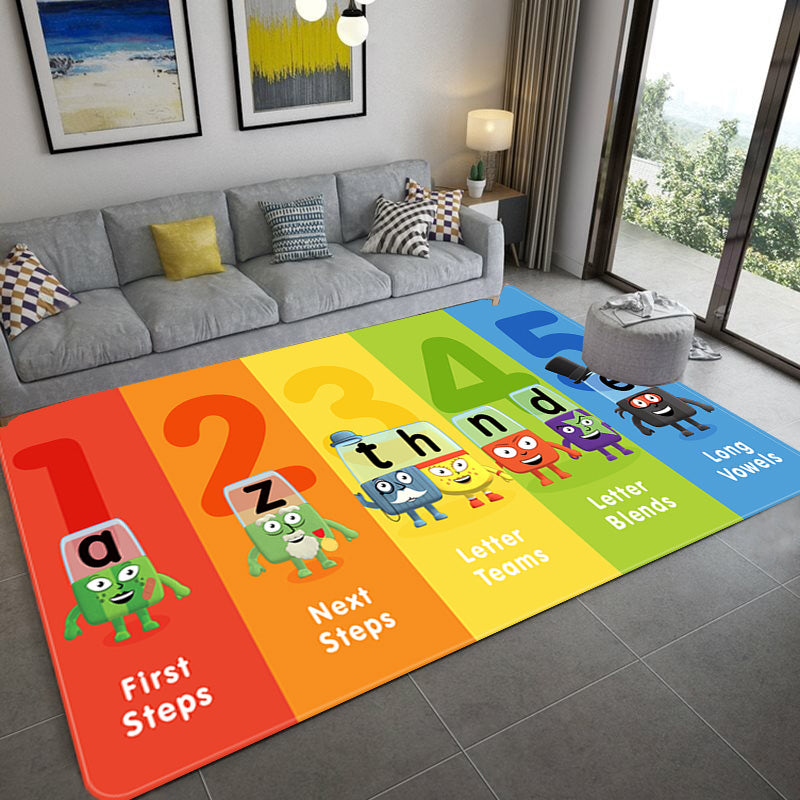 Alphablocks‌ Cosplay Carpet Living Room Bedroom Sofa Rug Door Mats