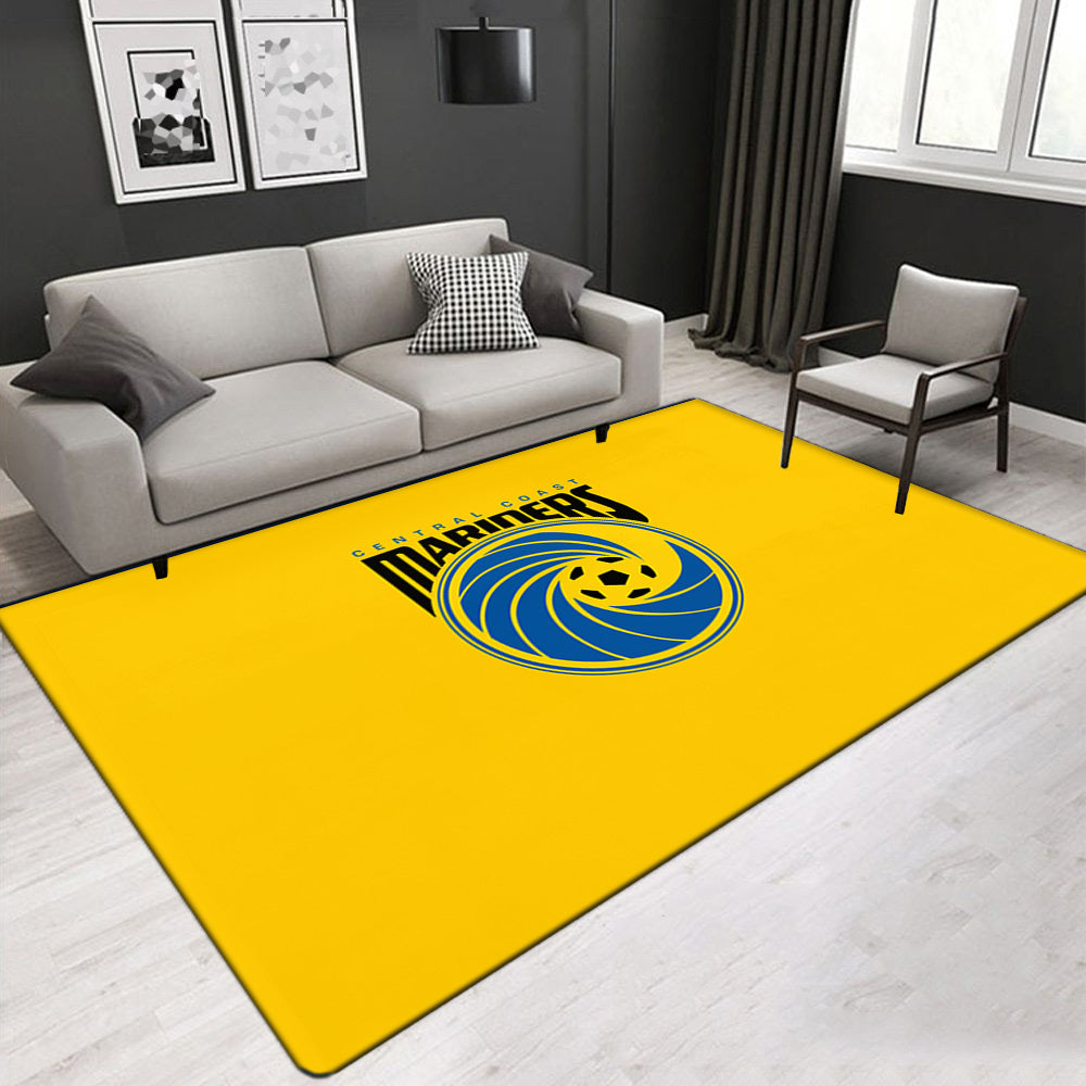 Central Coast Mariners Soccer Carpet Living Room Bedroom Sofa Rug Door Mats