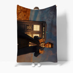 Doctor Who  3D Printed Plush Blanket Flannel Fleece Throw