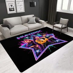 Kpop Demon Hunters Carpet Living Room Bedroom Mats Kitchen Bathroom Rugs
