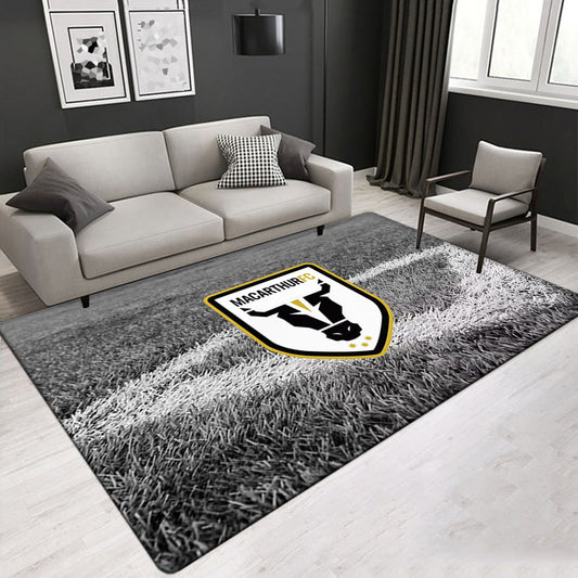 Macarthur Bulls FC Soccer Carpet Living Room Bedroom Sofa Rug Door Mats 1000