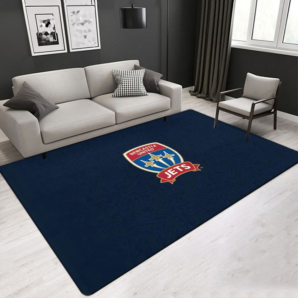 Newcastle Jets Soccer Carpet Living Room Bedroom Sofa Rug Door Mats