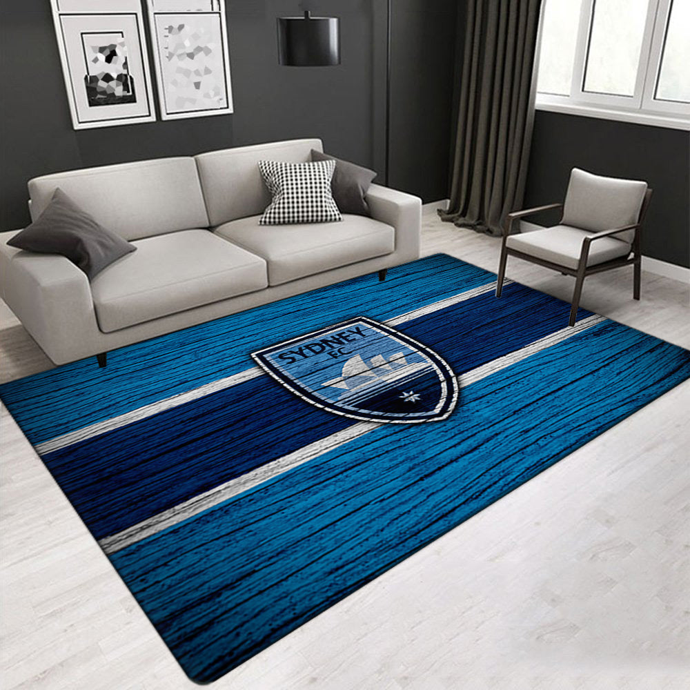 Sydney FC Soccer Carpet Living Room Bedroom Sofa Rug Door Mats