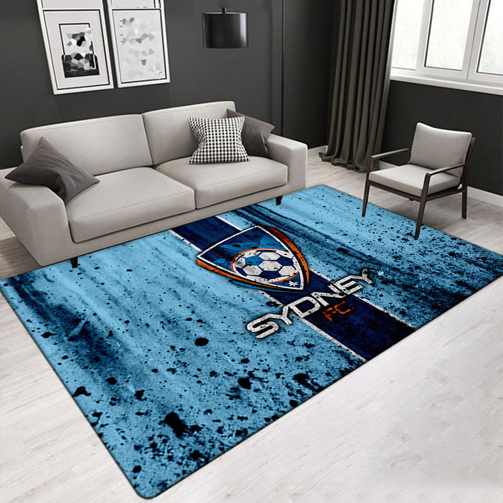 Sydney FC Soccer Carpet Living Room Bedroom Sofa Rug Door Mats