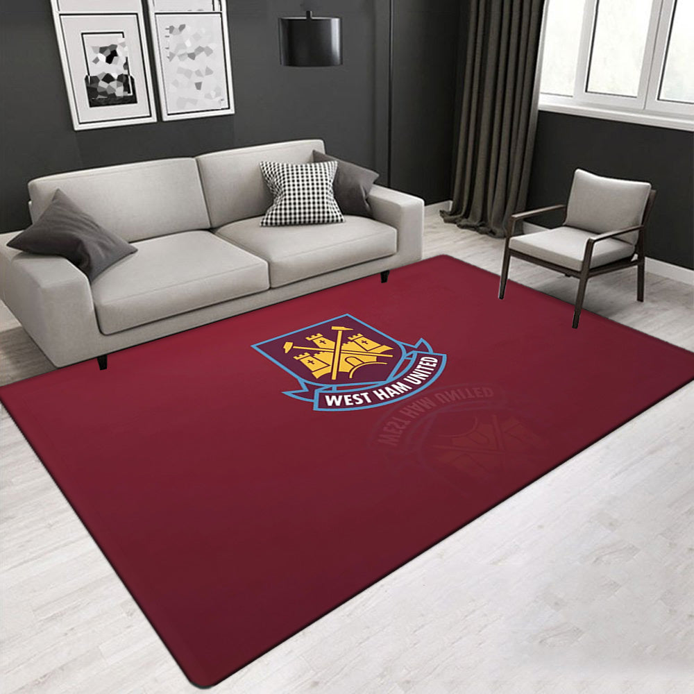 West Ham United Soccer Carpet Living Room Bedroom Mats Kitchen Bathroom Rugs