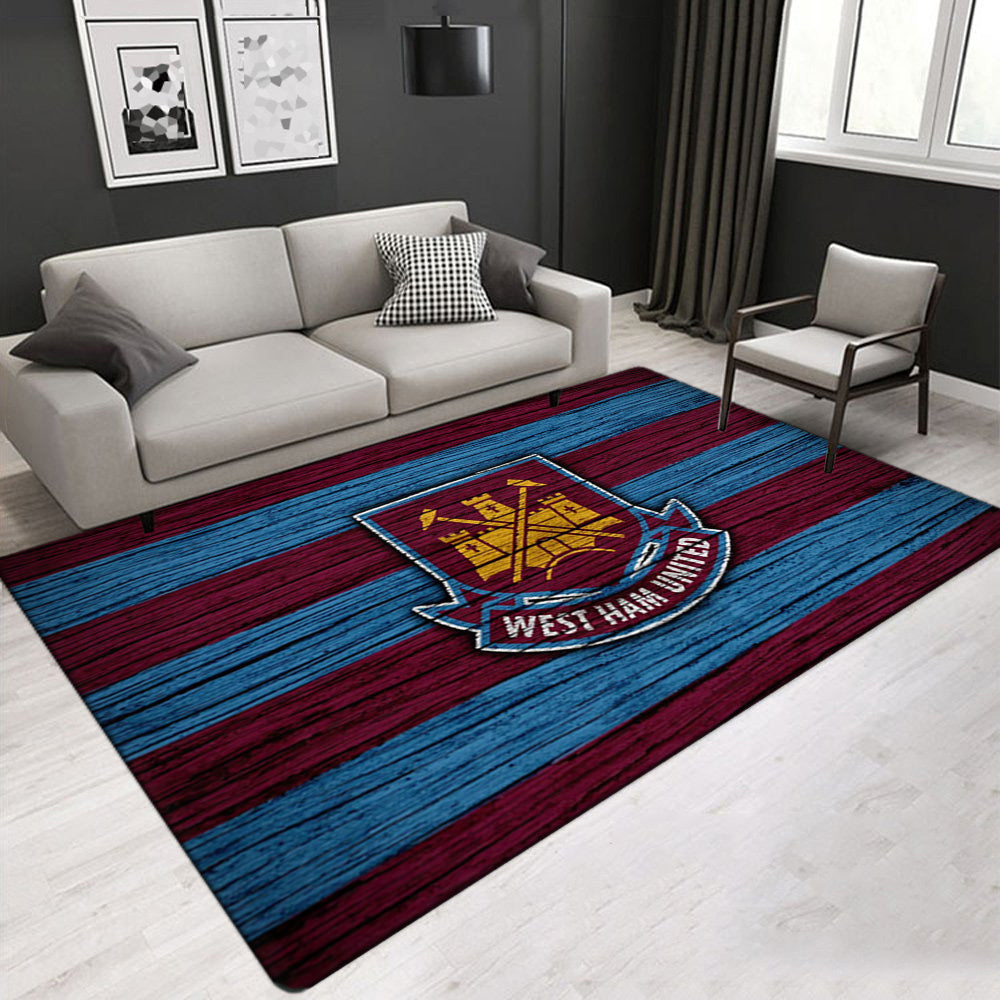 West Ham United Soccer Carpet Living Room Bedroom Mats Kitchen Bathroom Rugs