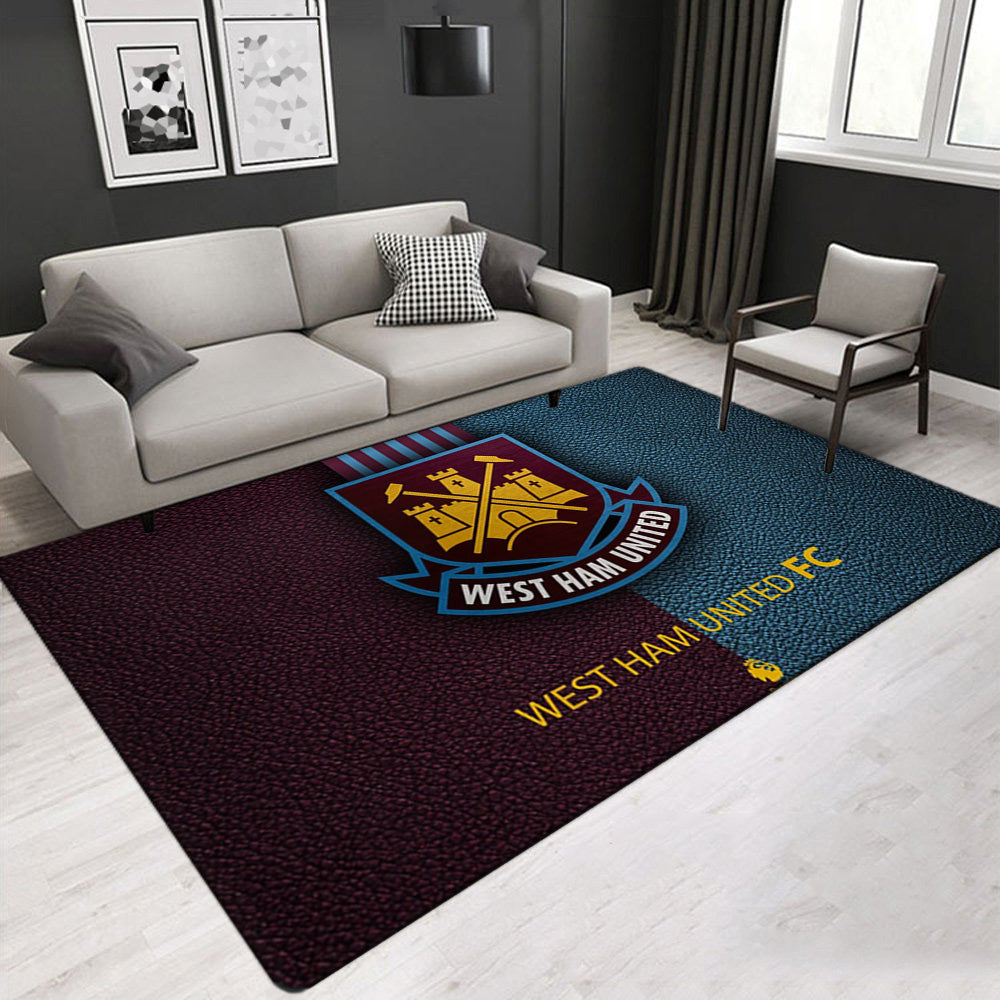West Ham United Soccer Carpet Living Room Bedroom Mats Kitchen Bathroom Rugs