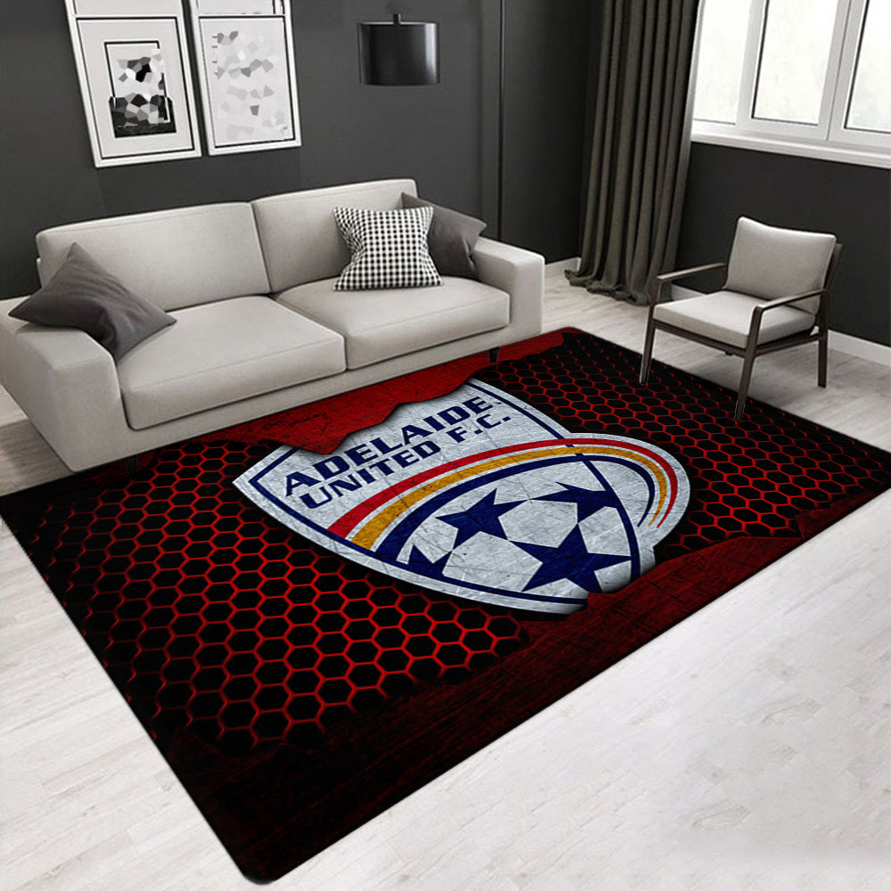 Adelaide United Soccer Carpet Living Room Bedroom Sofa Rug Door Mats