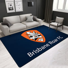 Brisbane Roar Soccer Carpet Living Room Bedroom Sofa Rug Door Mats