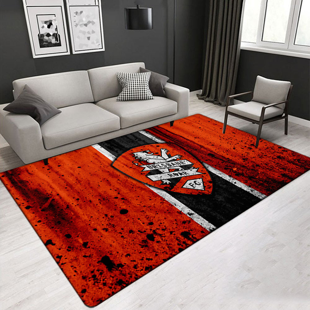 Brisbane Roar Soccer Carpet Living Room Bedroom Sofa Rug Door Mats