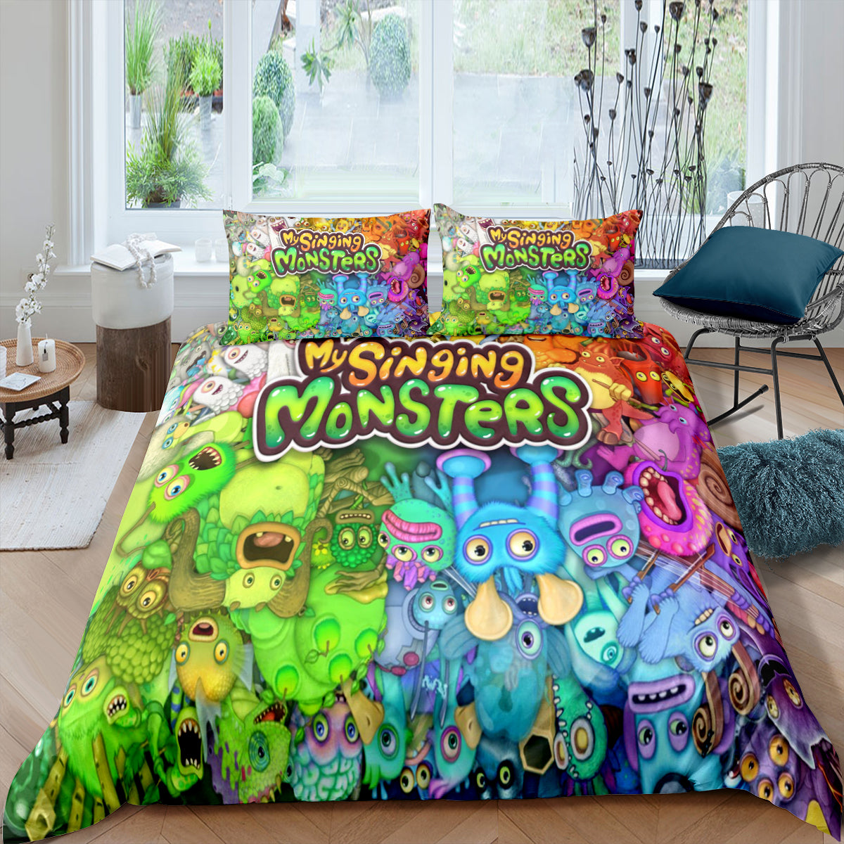 My Singing Monsters #2 3D Printed Duvet Cover Quilt Cover Pillowcase Bedding Set Bed Linen Home Decor