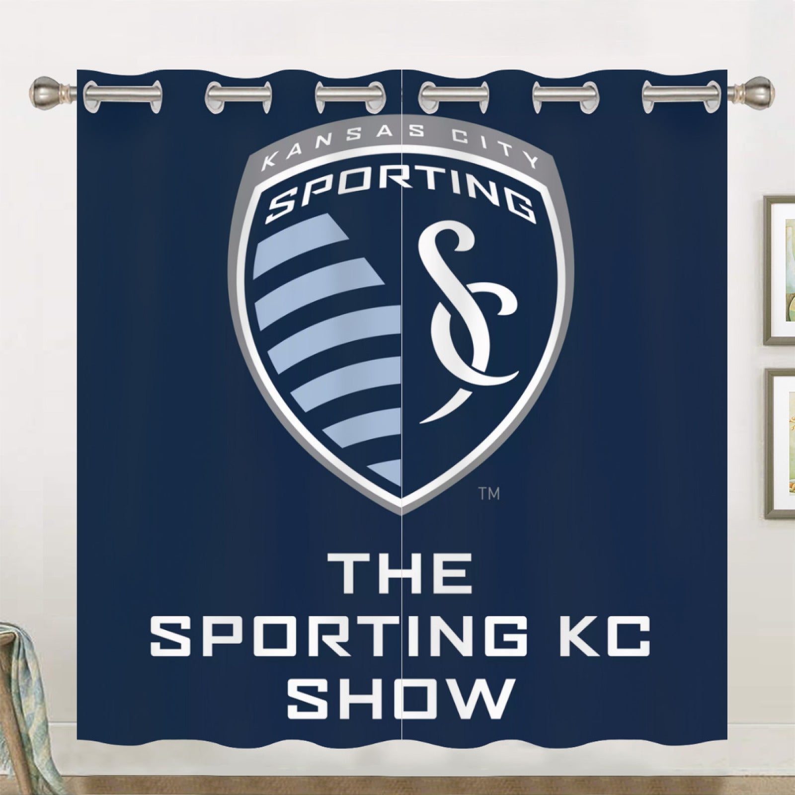 San Jose Soccer Earthquakes Blackout Curtains Drapes For Window Treatment Set