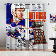 Connor Mcdavid Blackout Curtains Drapes for Window Treatment Set