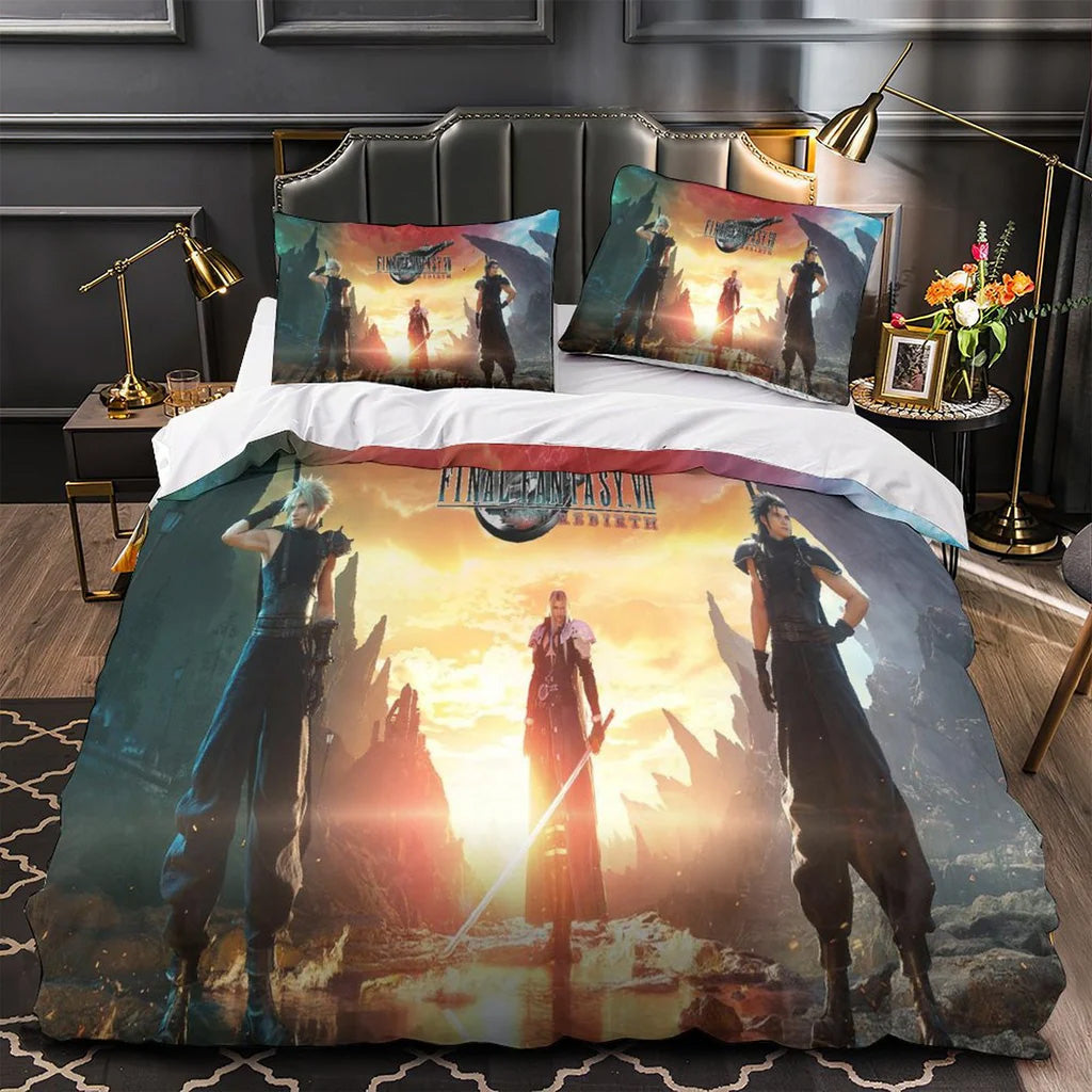 2025 NEW Final Fantasy Bedding Set Quilt Duvet Covers Bedding Sets