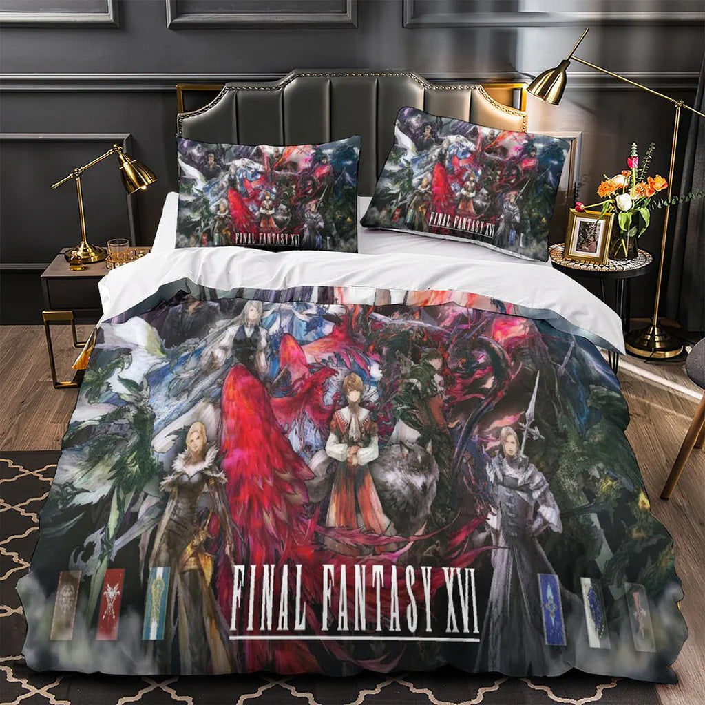 2025 NEW Final Fantasy Bedding Set Quilt Duvet Covers Bedding Sets