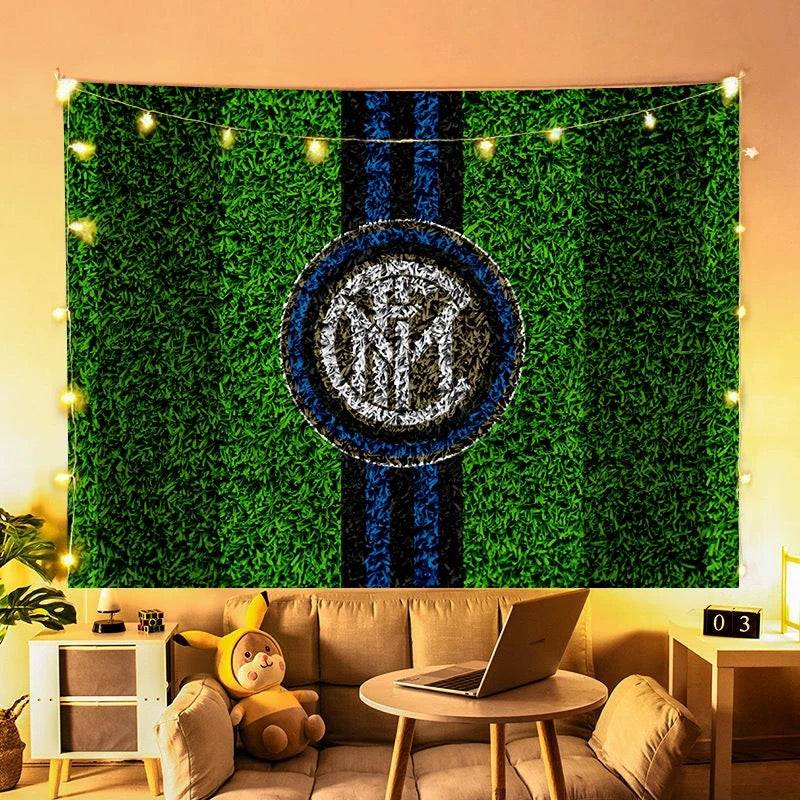 2025 New Internazionale Milano Football Club Wall Decor Hanging Tapestry Home Bedroom Living Room Decoration Wall Decor