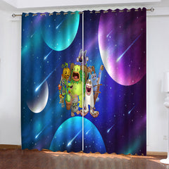 My Singing Monsters #1 Blackout Curtain for Living Room Bedroom Window Treatment