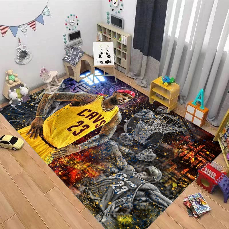 Lakers LeBron Raymone James Carpet Living Room Bedroom Mats Kitchen Bathroom Rugs
