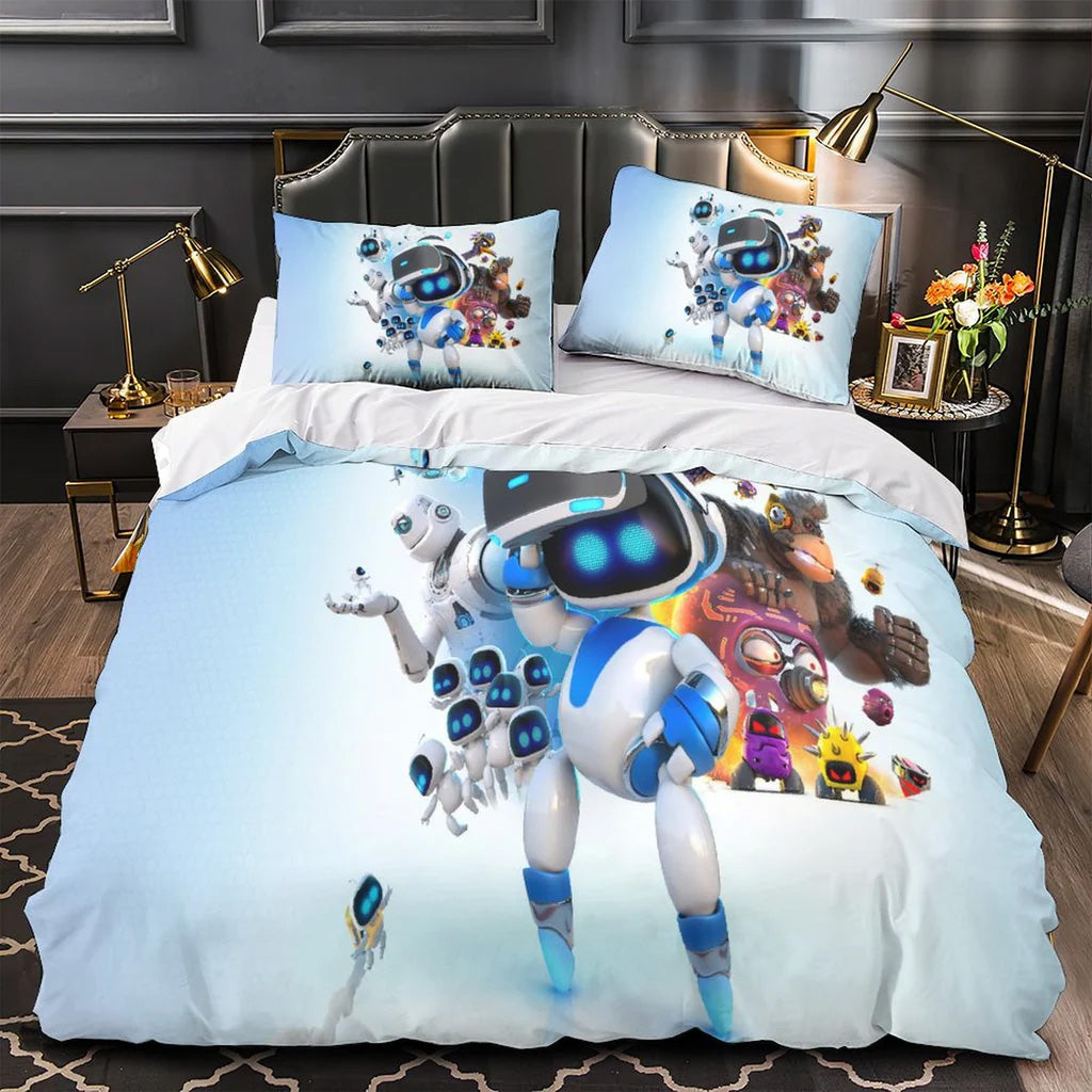 2025 NEW Astro Bot Bedding Set Quilt Duvet Covers Bedding Sets