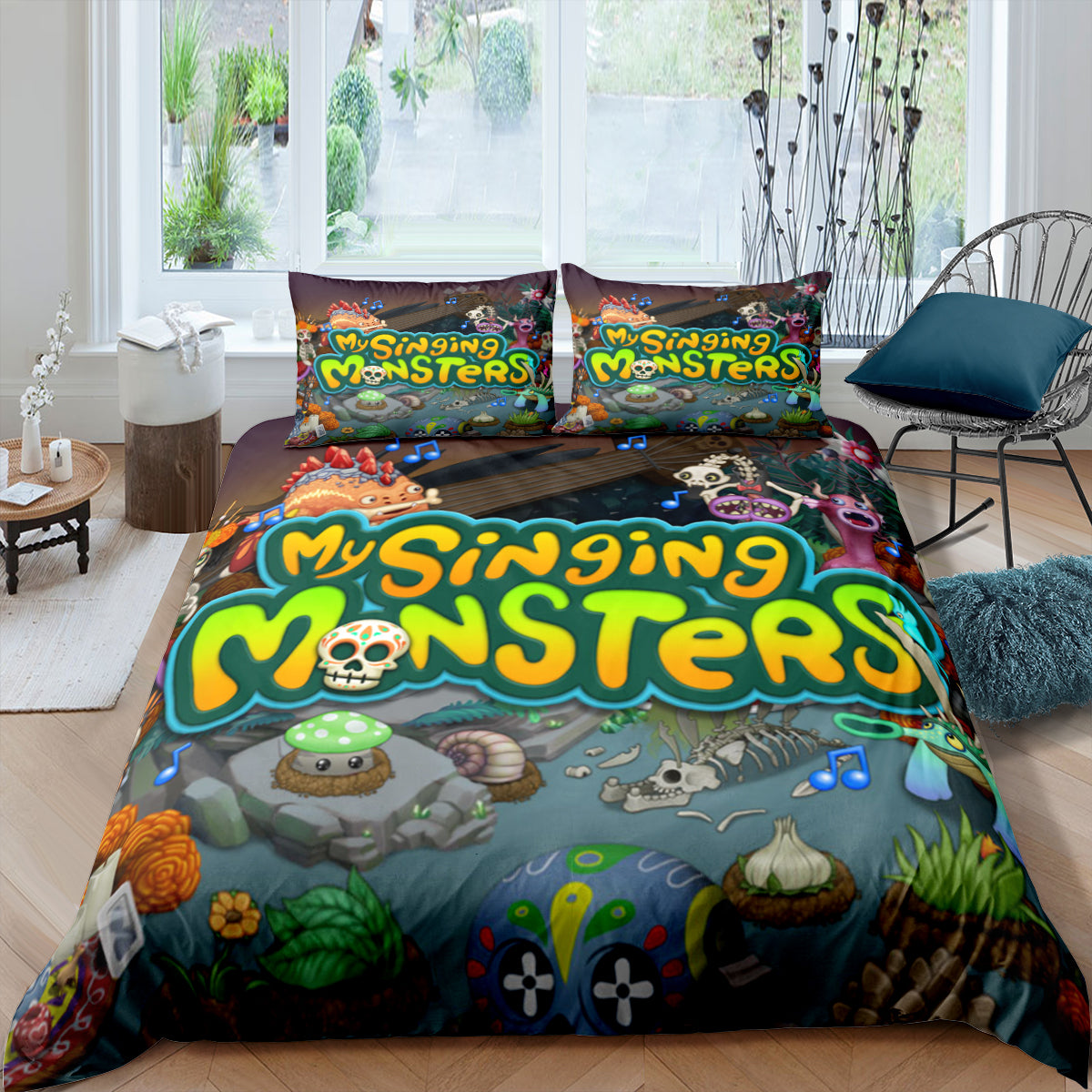 My Singing Monsters #4 3D Printed Duvet Cover Quilt Cover Pillowcase Bedding Set Bed Linen Home Decor