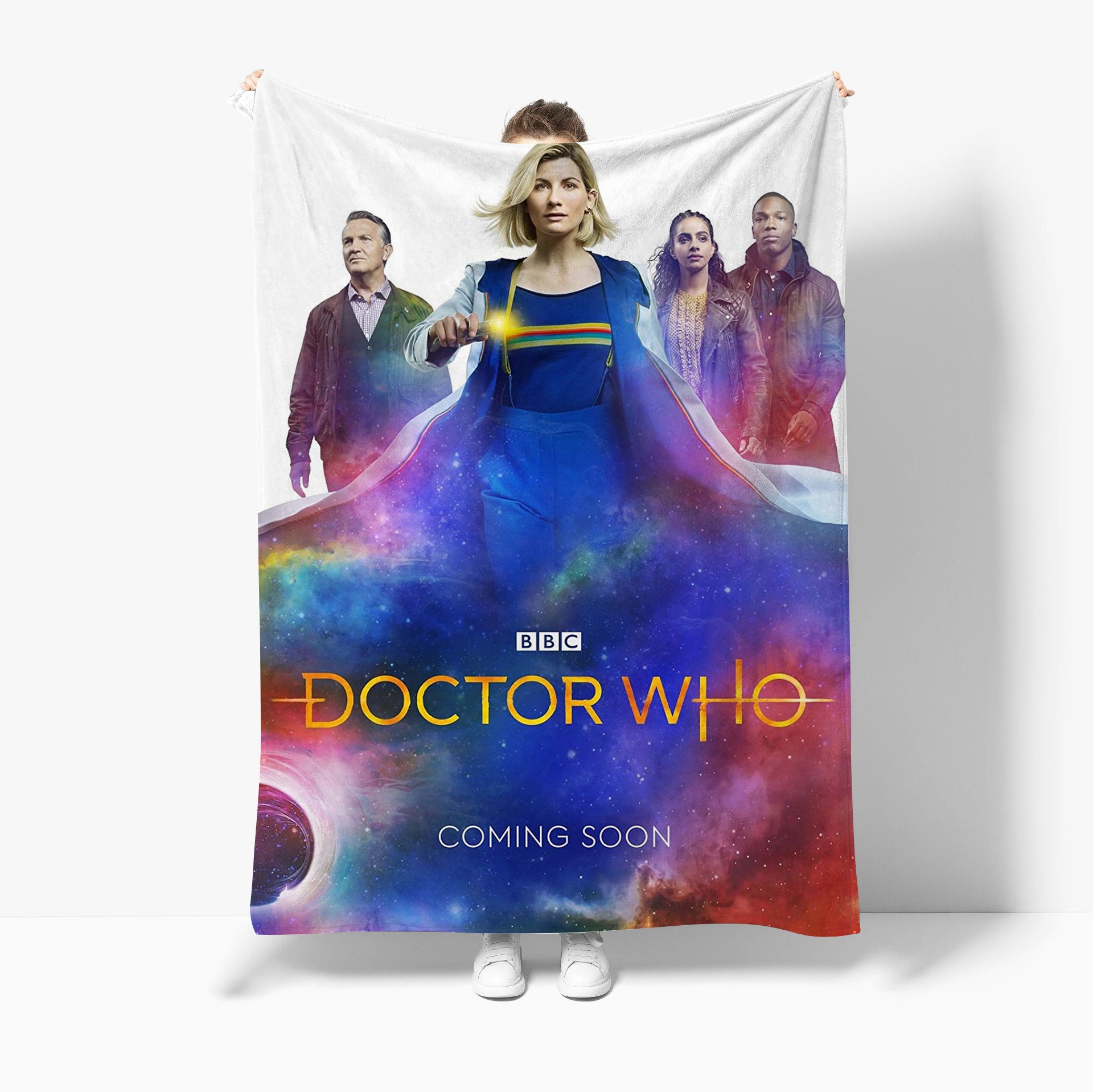 Doctor Who  3D Printed Plush Blanket Flannel Fleece Throw