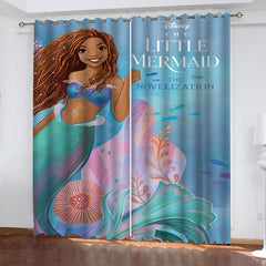 The Little Mermaid Blackout Curtain for Living Room Bedroom Window Treatment