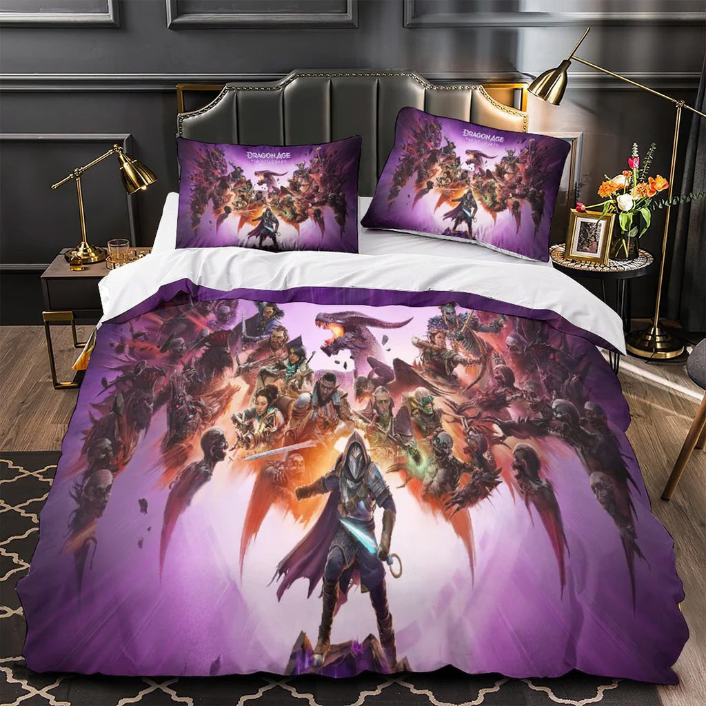 2025 NEW Dragon AgeThe Veilguard Bedding Set Quilt Duvet Covers Bedding Sets